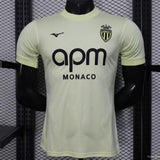 Camisola AS Monaco 2025-26 Alternativa Amarela Versão Jogador