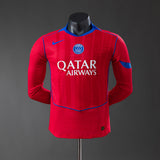 Camisola Manga Comprida FC Paris Saint-Germain 2025-26 Alternativa Vermelha Versão Jogador
