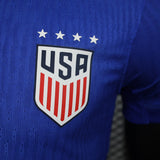 Camisola USA 2024 Alternativa Azul Versão Jogador