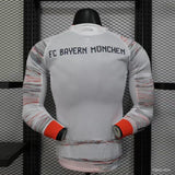 Camisola Manga Comprida FC Bayern Munique 2025-26 Alternativa Creme Versão Jogador