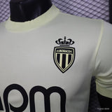 Camisola AS Monaco 2025-26 Alternativa Amarela Versão Jogador