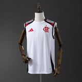 Manga Cava CR Flamengo 2025-26 Alternativa Branca
