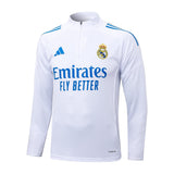 Fato de Treino Real Madrid CF 2025-26 - Camisola com Fecho