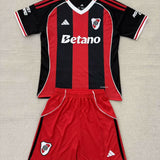 Kit Criança CA River Plate 2025-26 Alternativo CWC