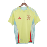 Camisola Espanha 2024 Alternativa Amarela Versão Adepto
