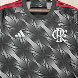 Camisola CR Flamengo 2024-25 Alternativa Cinzenta Versão Adepto