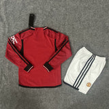 Kit Criança Manga Comprida M-United 2023-24 Principal