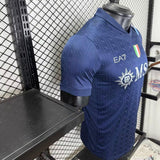 Camisola Napoles 2025-26 Alternativa Azul UCL Versão Jogador